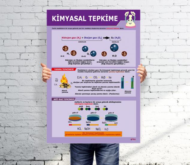 Kimyasal Tepkime Afişi