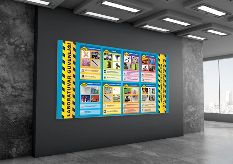 Laboratuvar Güvenliği Posteri