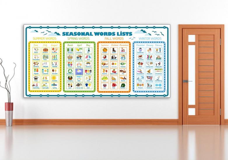 Seasonal Word  Lists