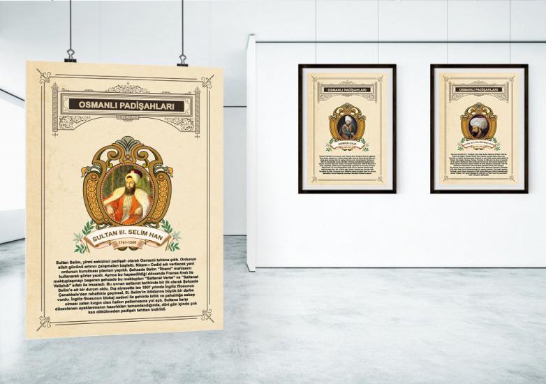 SULTAN III. SELİM HAN OKUL POSTERİ