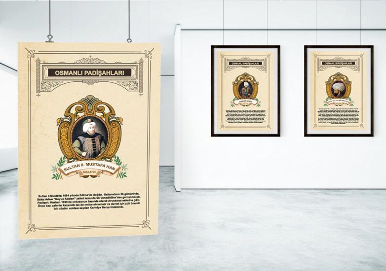 SULTAN II. MUSTAFA HAN OKUL POSTERİ