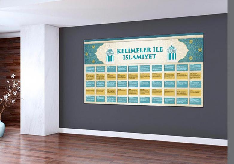 Kelimeler İle İslamiyet Okul Posteri