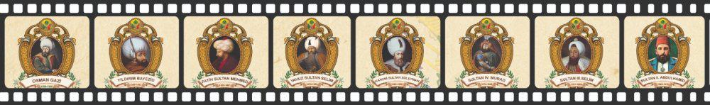 Osmanlı Padişahları Kiriş Yazısı 1