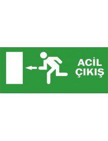 Acil Çıkış Sol Ok