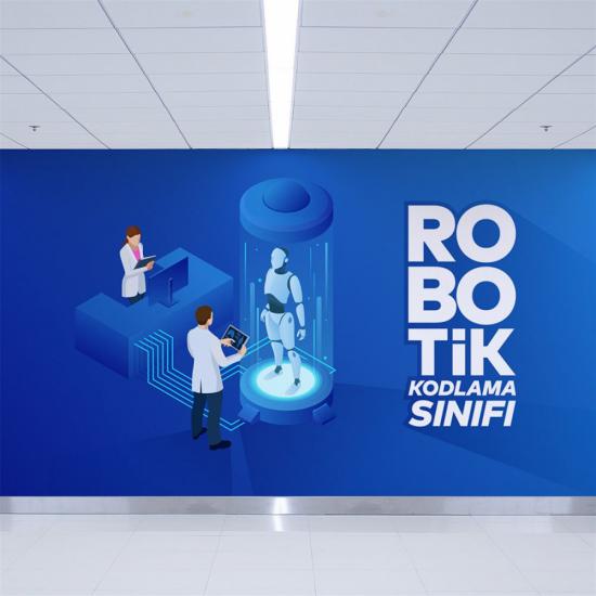 Robotik Kodlama  Duvar Giydirme 21