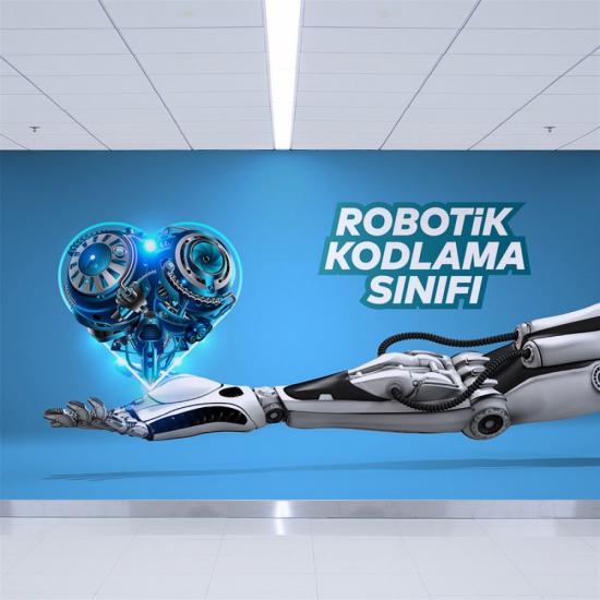 Robotik Kodlama Duvar Giydirme 25