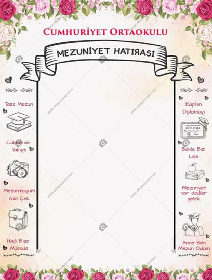 Mezuniyet Hatırası Ortaokul Branda Banner