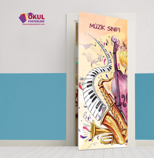 Müzik Sınıfı Kapı Giydirmesi 20