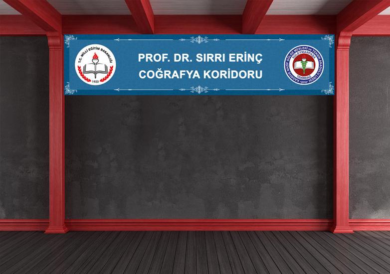 Coğrafya Koridoru Tabelası