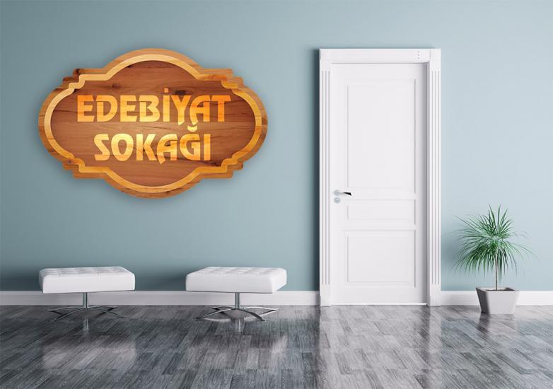 Edebiyat Sokağı Tabelası