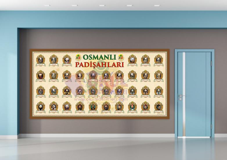 Osmanlı Padişahları Afişi