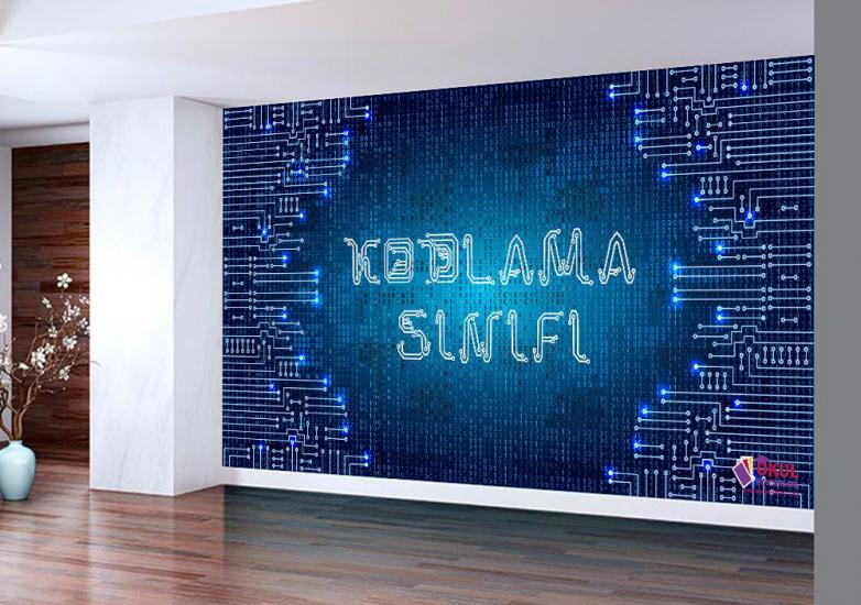 Kodlama Sınıfı Duvar Giydirmesi 2