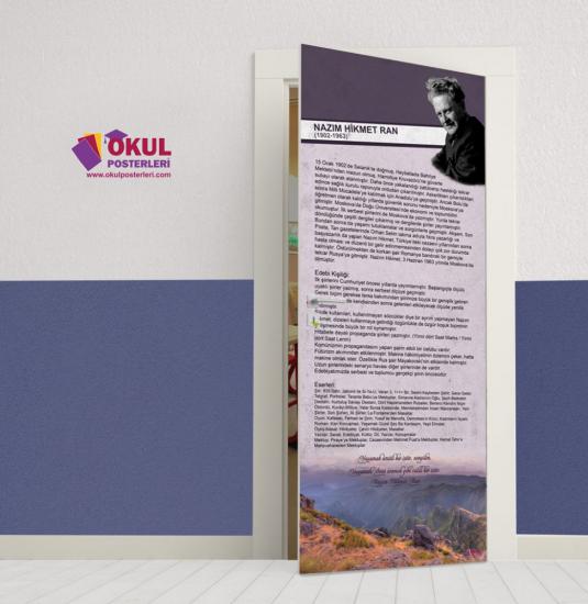 Nazım Hikmet Ran Kapı Giydirmesi
