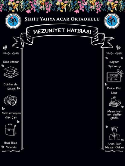 Mezuniyet Hatırası Ortaokul Branda BannerMezuniyet Hatırası Panosu