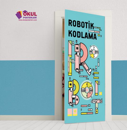 Robotik ve Kodlama Sınıfı Kapı Giydirmesi 5