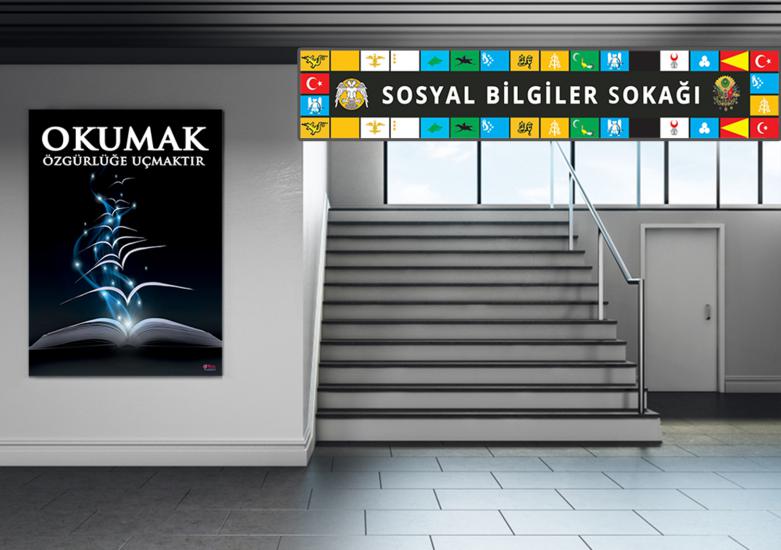 Sosyal Bilgiler Sokağı Tabelası