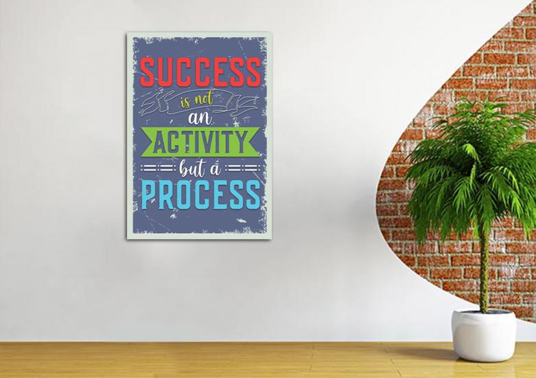 Success and Process Okul Posteri
