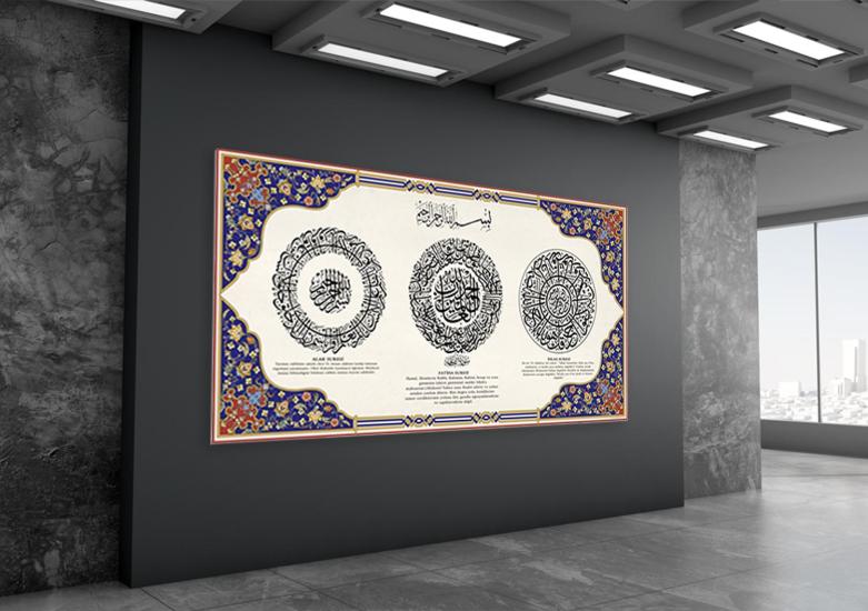 Alak-Fatiha-İhlas Suresi İmam Hatip Posteri