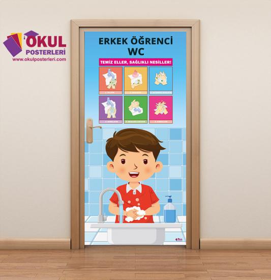 WC Okul Kapı Giydirme 17