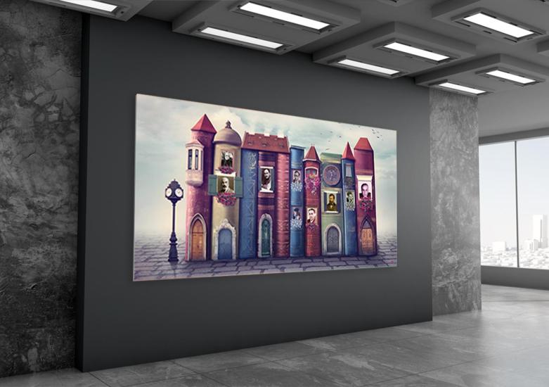 Her Kitap Bir Yuva: Edebiyatın Öncüleri Okul Posteri