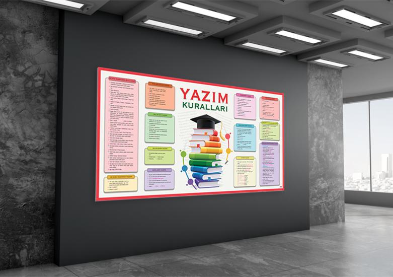 Yazım Kuralları Edebiyat Posteri