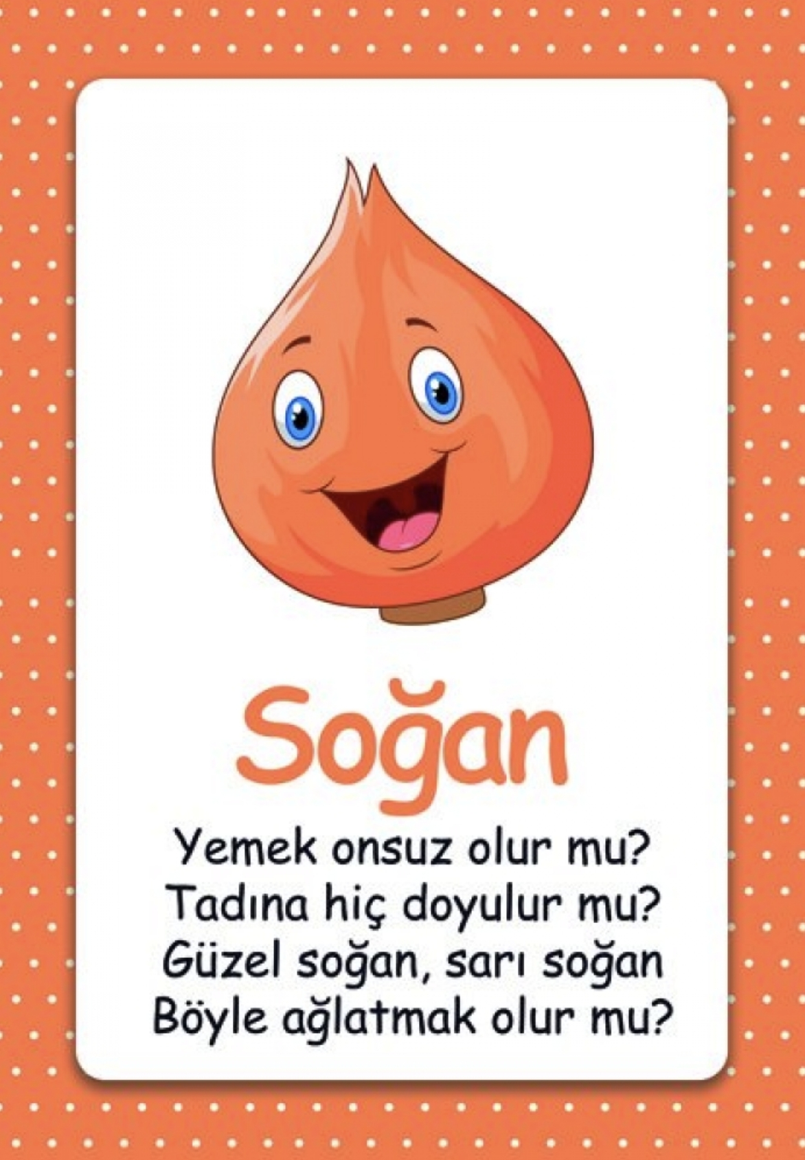 Sevimli Soğan Okul Afişi