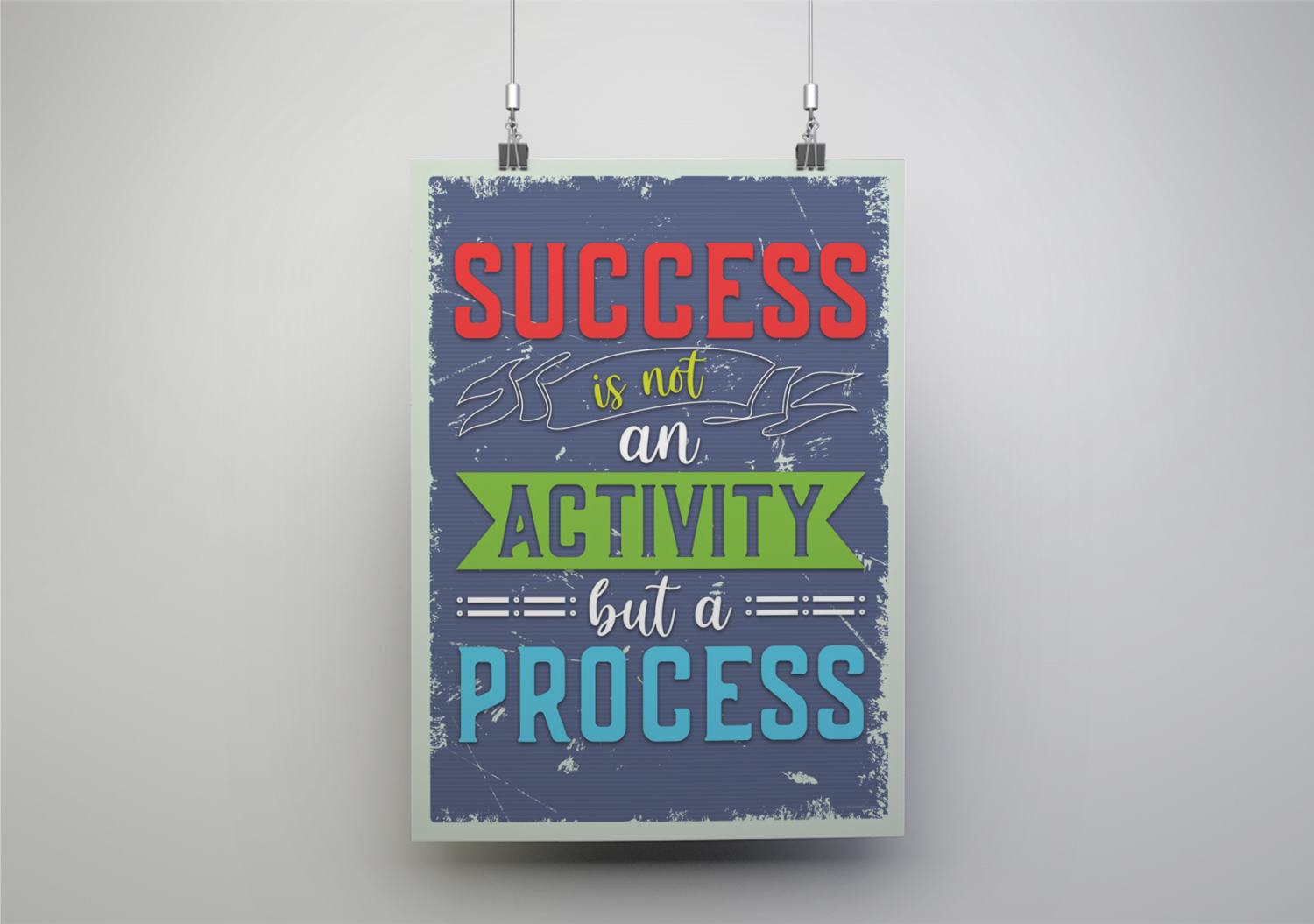 Success and Process Okul Posteri