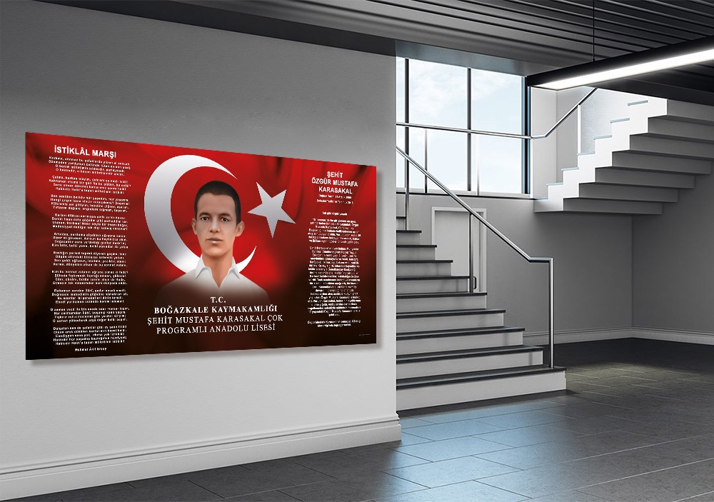 Okul Şehit Köşesi Posteri