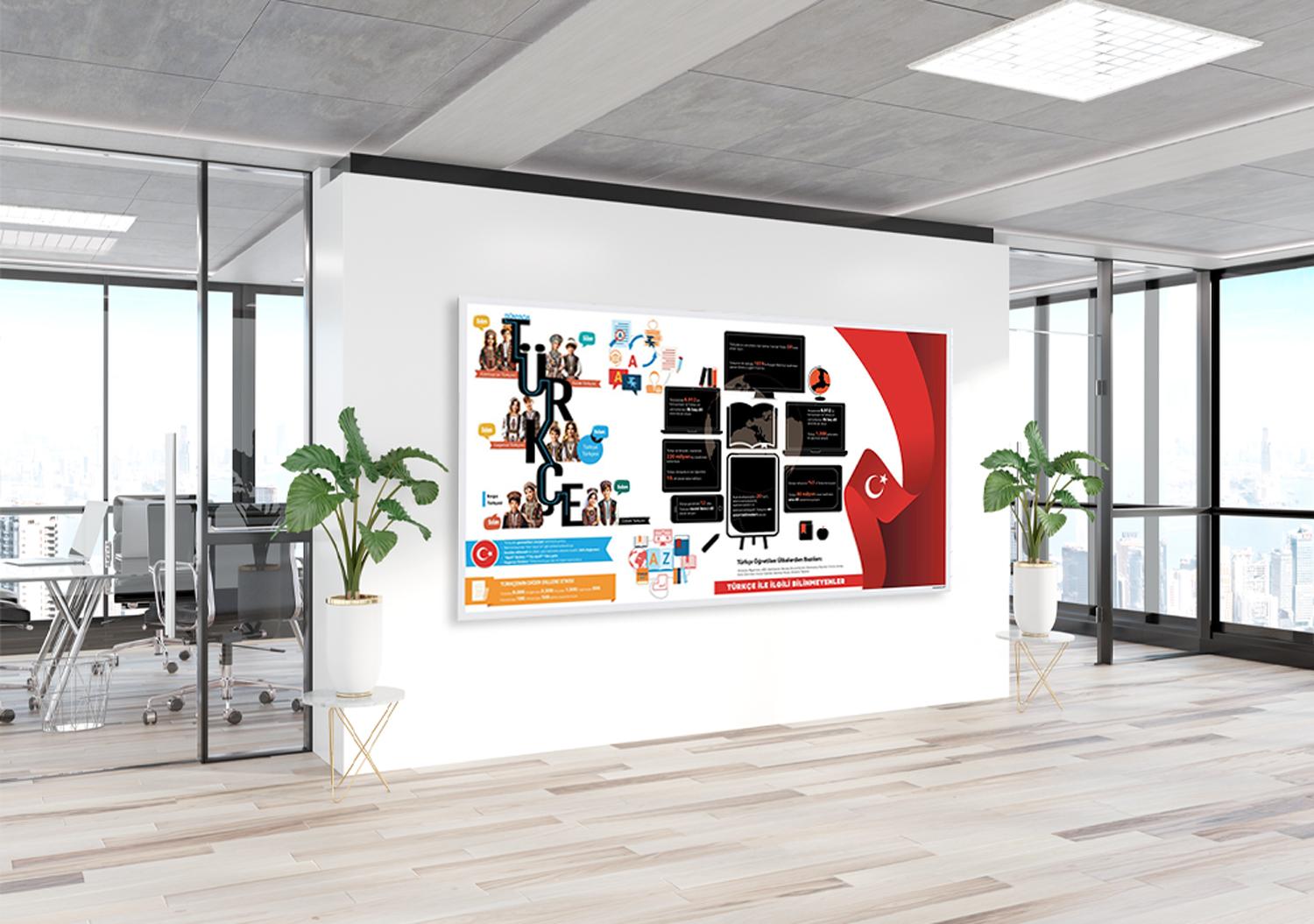 Türkçe İle İlgili Bilinmeyenler Okul Posteri