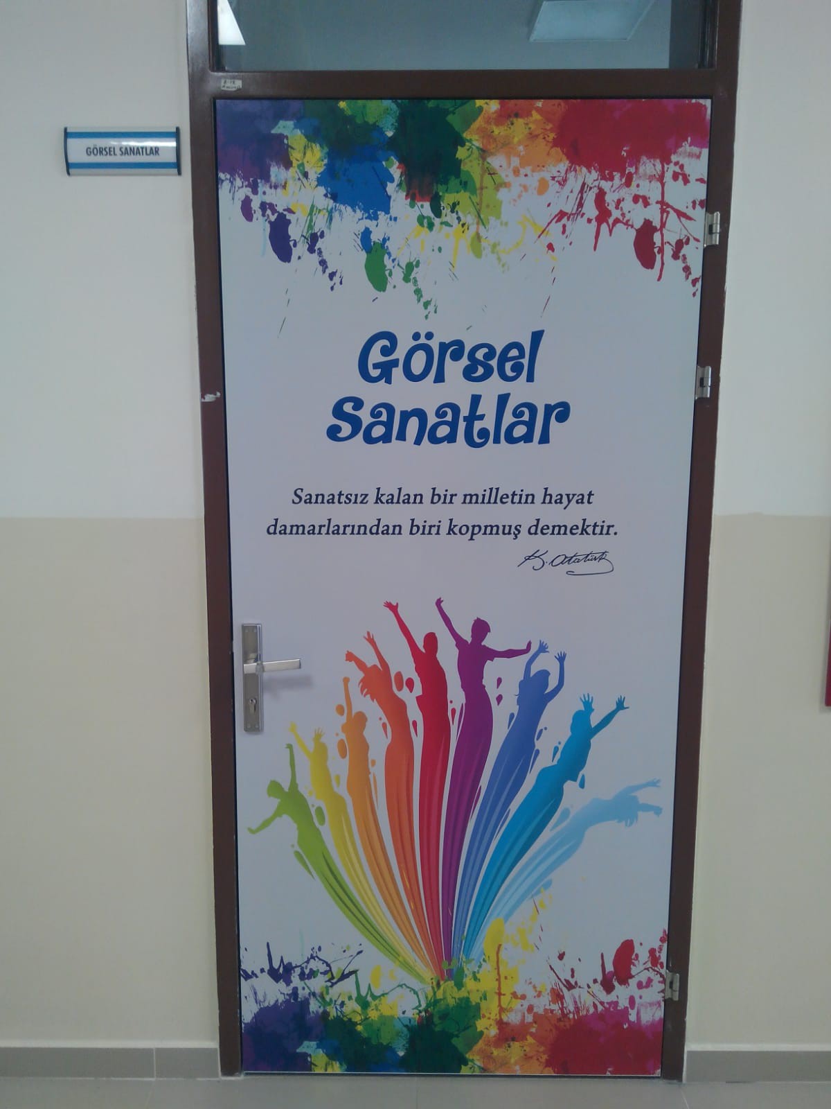 Görsel Sanatlar Dersi Kapı Giydirmesi 7