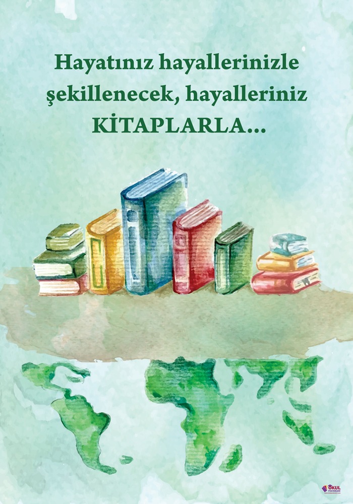 Kitap Okuma Okul Posteri 17