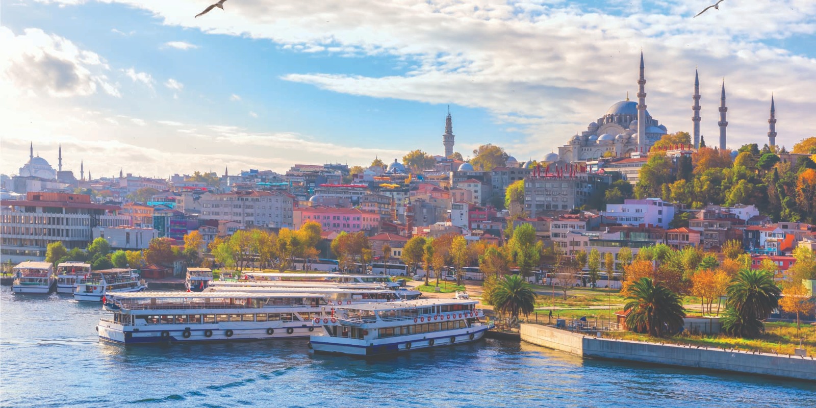 İstanbul Manzarası 8 Okul Posteri