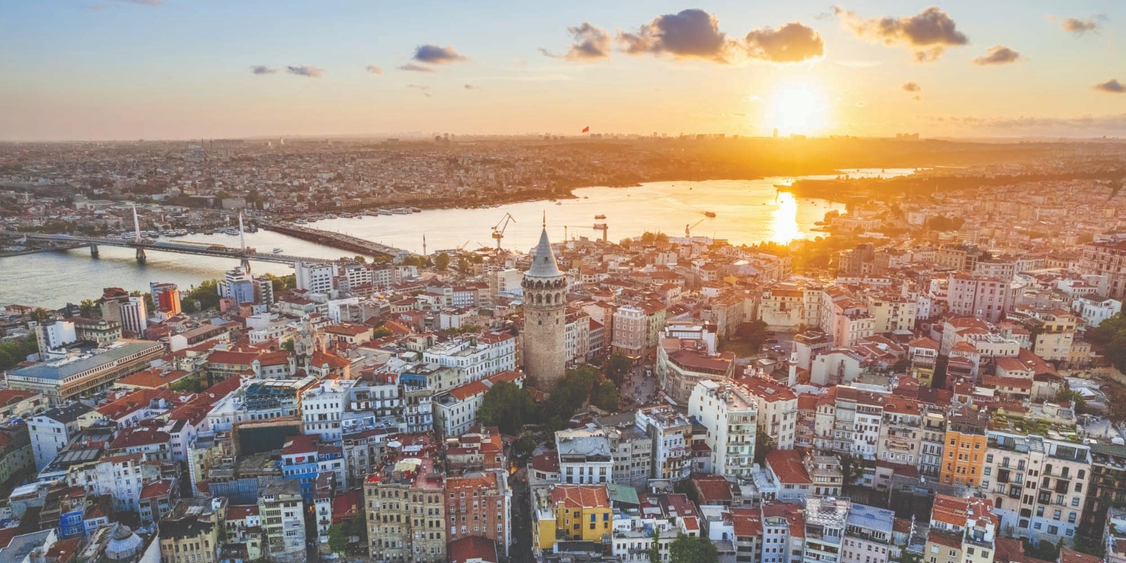 İstanbul Manzarası 6 Galata Kulesi Okul Posteri