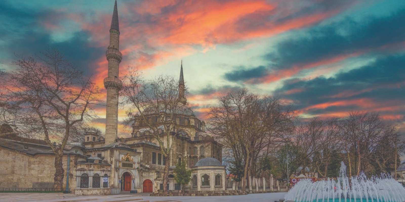 İstanbul Manzarası 5 Okul Posteri