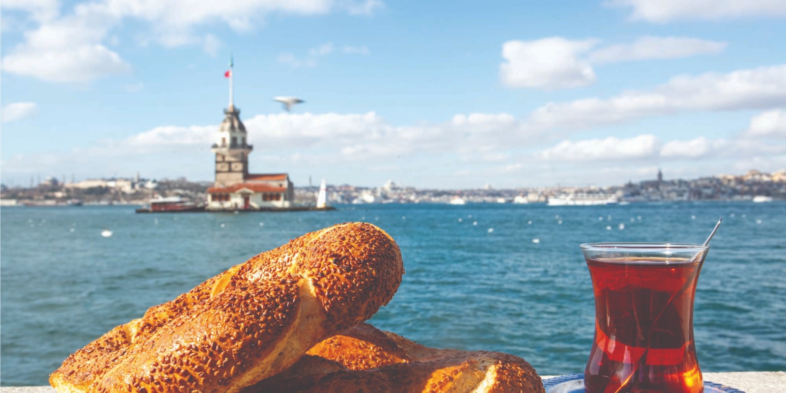 İstanbul Manzarası 4 Kız Kulesi Okul Posteri