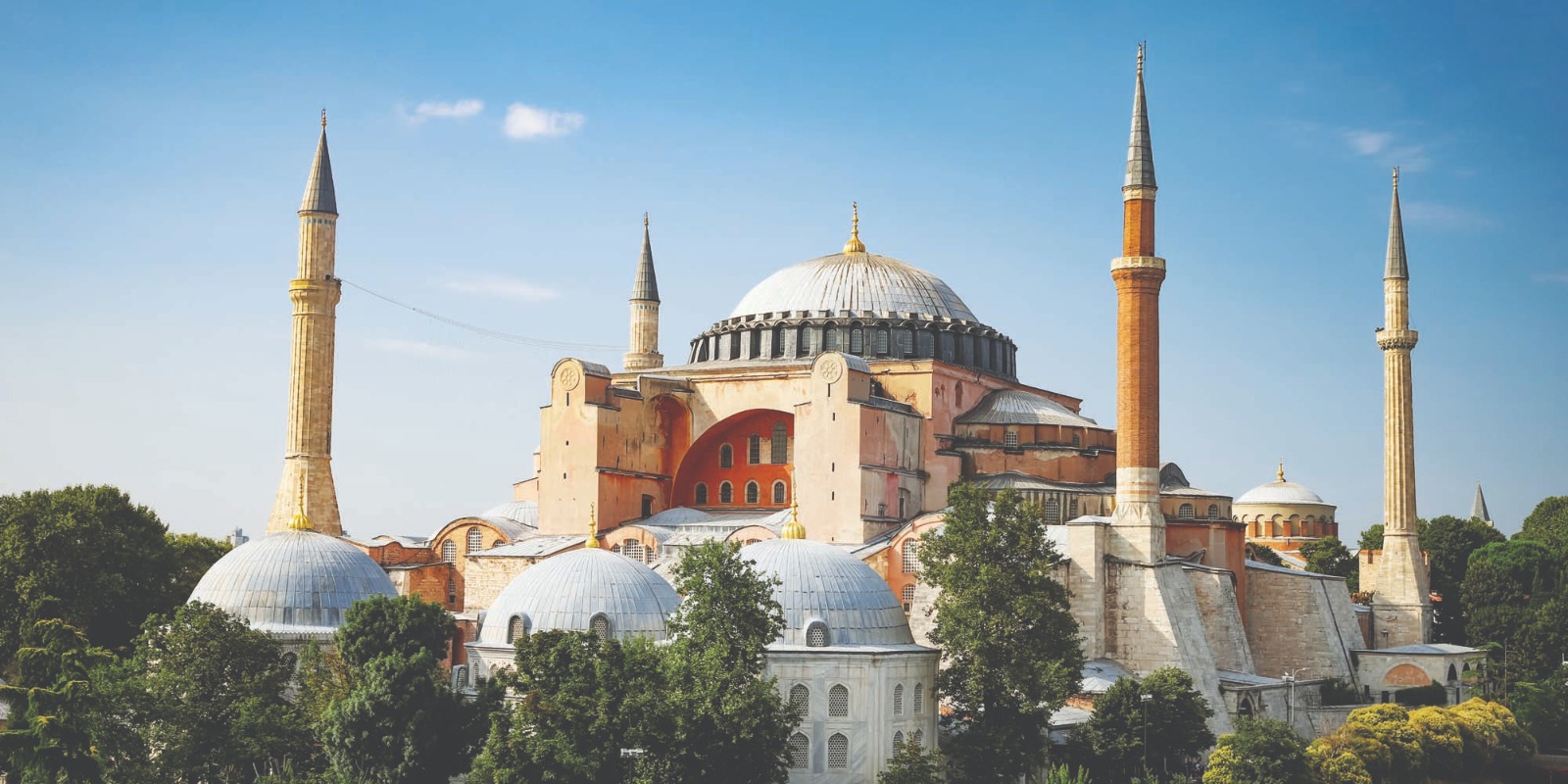 İstanbul Manzarası 7 Ayasofya Okul Posteri