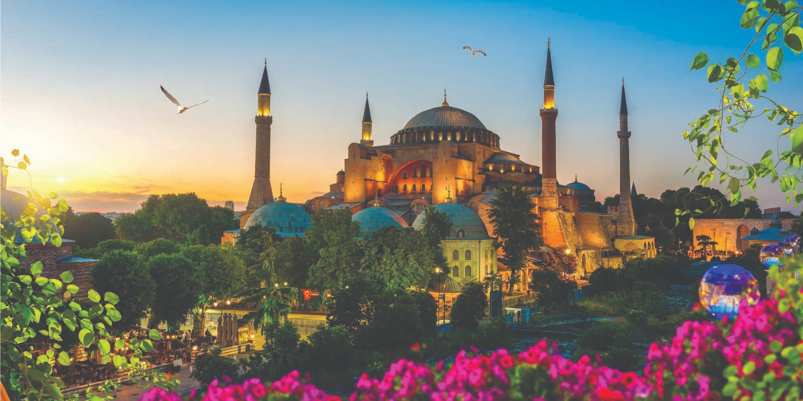 İstanbul Manzarası 3 Ayasofya Okul Posteri