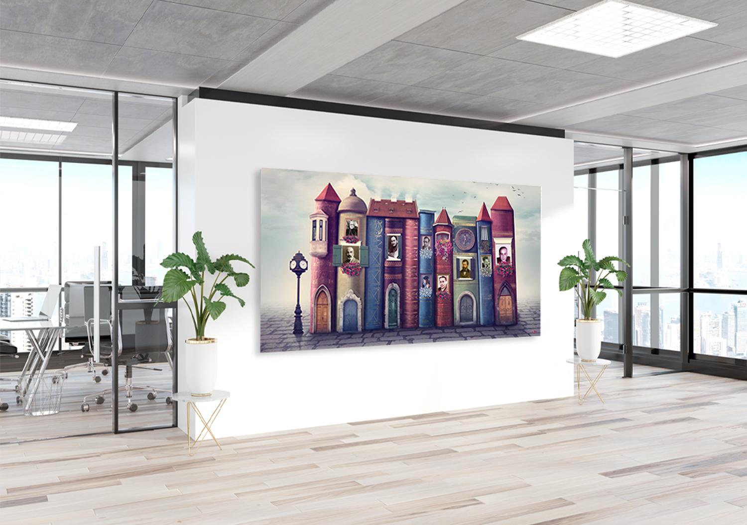 Her Kitap Bir Yuva: Edebiyatın Öncüleri Okul Posteri